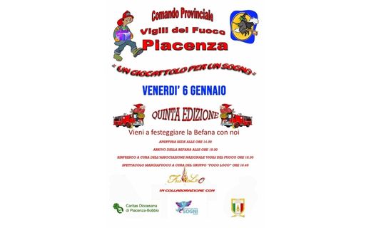 Spettacolo col fuoco alla caserma dei vigili del fuoco di Piacenza